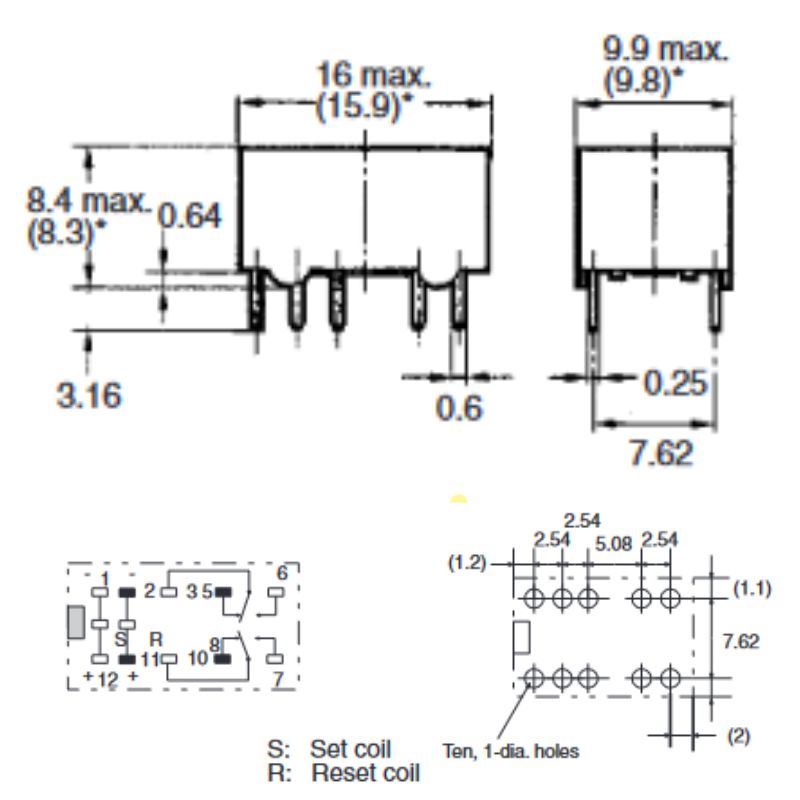 RELAY DC LATCHING 5V 6153